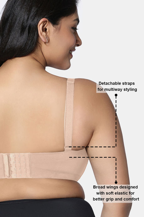 Zivame True Curv Padded Wired Full Coverage Strapless Bra - Roebuck — image 7