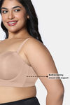 Zivame True Curv Padded Wired Full Coverage Strapless Bra - Roebuck — thumbnail 8