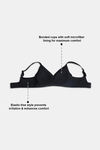 Zivame Freeform Padded Non Wired 3/4Th Coverage T-Shirt Bra  - Black — thumbnail 7