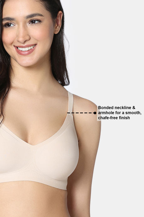 Zivame Freeform Padded  Non Wired 3/4Th Coverage T-Shirt Bra  - Skin — image 6
