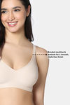 Zivame Freeform Padded  Non Wired 3/4Th Coverage T-Shirt Bra  - Skin — thumbnail 6