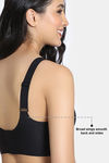 Zivame Freeform Padded Non Wired 3/4Th Coverage Lace Bra - Black — thumbnail 7