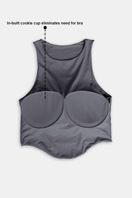 Zivame Bra Top With Inbuilt Cups - Blue — image 6