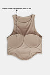 Zivame Bra Top With Inbuilt Cups - Brown — thumbnail 6