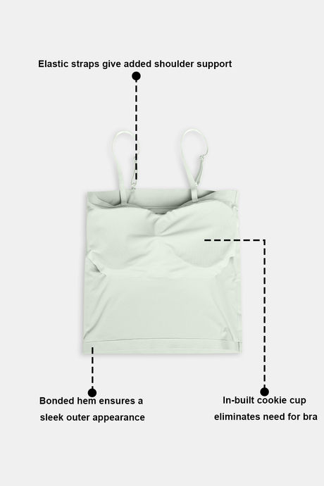 Zivame Bra Top With Inbuilt Cups - Green — image 6