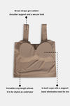 Zivame Bra Top With Inbuilt Cups - Brown — thumbnail 6