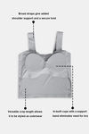 Zivame Bra Top With Inbuilt Cups - Grey — thumbnail 6