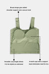 Zivame Bra Top With Inbuilt Cups - Olive — thumbnail 6
