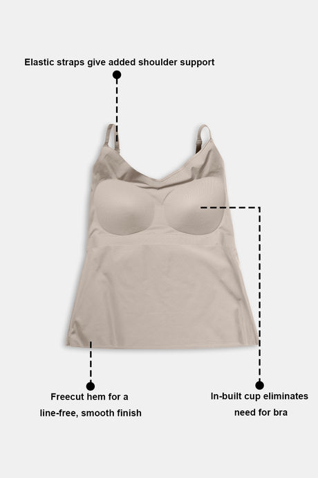 Zivame Bra Top With Inbuilt Cups - Brown — image 6