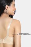 Zivame Unbound Maternity Padded Non Wired 3/4Th Coverage Seamless Nursing Bra - Skin — thumbnail 8