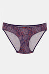 Zivame Twilight Bloom Low Rise Full Coverage Bikini Panty - Purple — thumbnail 5