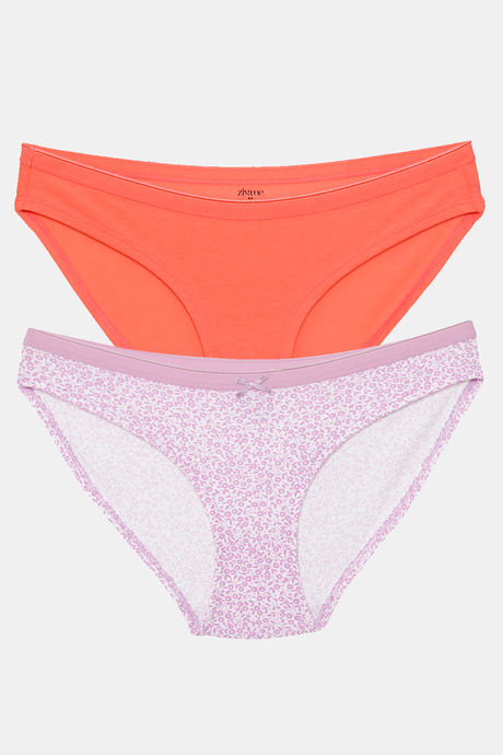 Zivame Anti-Microbial Low Rise Full Coverage Bikini Panty (Pack of 3) - Multicolor — image 14