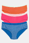 Zivame Anti-Microbial Low Rise Full Coverage Hipster Panty (Pack of 3) - Multicolor — thumbnail 14