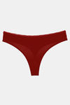 Zivame Low Rise Zero Coverage Thong - Sundried Tomato — thumbnail 6