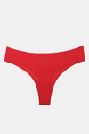 Zivame Low Rise Zero Coverage Thong - Teaberry — thumbnail 6