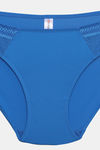 Zivame Airy Lace Low Rise Full Coverage Bikini Panty - Blue — thumbnail 7