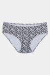 Zivame Whimsical Print Low Rise Full Coverage Hipster Panty - Black White Pt — thumbnail 5