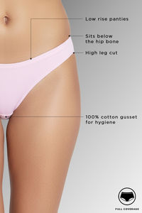 Zivame Enchanted Low Rise Full Coverage Bikini Panty - Scooter — thumbnail 6