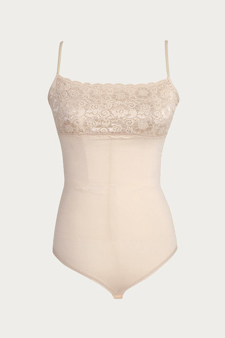 Zivame All Day Bodysuit With Bust - Skin — image 8