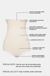 Zivame All Day Light Weight Highwaist Brief - Oyster White — thumbnail 15