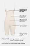 Zivame All Day Light Weight Shaping Bodysuit With Legs - Oyster White — thumbnail 15