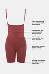 Zivame All Day Seamless Knee Length Bodysuit - Wild Ginger — thumbnail 15