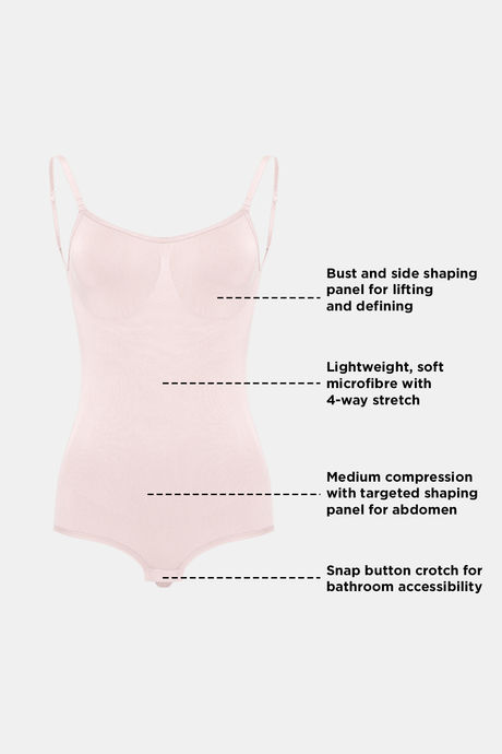 Zivame All Day Seamless Bodysuit - Crystal Rose — image 16