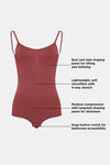 Zivame All Day Seamless Bodysuit - Wild Ginger — thumbnail 16