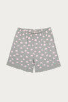 Zivame Crazy Farm Printed Cotton Shorts- Grey N Print — thumbnail 7