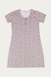 Zivame Cotton Knee Length Nightdress - Brown N Print — thumbnail 7