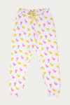 Zivame Tropical Fizz Knit Cotton Pyjama - White — thumbnail 7