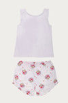 Zivame Coffee Times Knit Cotton Shorts Set - White N Print — thumbnail 8