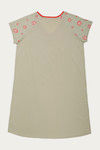 Zivame Lazy Days Knit Cotton Short Length Nightdress - Green — thumbnail 7