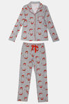 Zivame Sea Life Knit Cotton Pyjama Set- Grey N Print — thumbnail 6