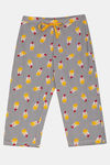 Zivame Hen Party Knit Cotton Capri - Grey — thumbnail 6
