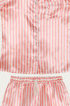 Zivame Satin Stripes N Polkas Polyester Shorts Set - Pink N Print — thumbnail 7