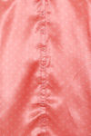 Zivame Satin Stripes N Polkas Polyester Mid Length Nightdress - Pink N Print — thumbnail 7