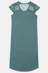 Zivame Spring Love Polyester Mid Length Nightdress - Green — thumbnail 5
