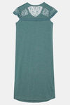 Zivame Spring Love Polyester Mid Length Nightdress - Green — thumbnail 6
