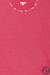 Zivame Varsity Knit Cotton Blend Shorts Set - Pink Stripes — thumbnail 7