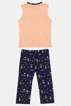 Zivame Beach Party Kids Unisex Butter-Soft Poly Knit Pyjama Set - Navy Print — thumbnail 8