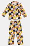 Zivame Beach Party Kids Unisex Knit Cotton Pyjama Set - White Print — thumbnail 7