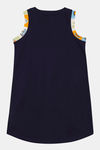 Zivame Beach Party Kids Knit Cotton Knee Length Nightdress - Navy Print — thumbnail 5