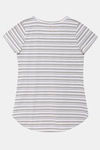 Zivame Varsity Knit Cotton Blend Top - Grey — thumbnail 6