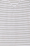 Zivame Varsity Knit Cotton Blend Top - Grey — thumbnail 7