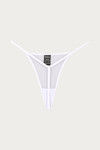 Zivame Lace N Mesh Babydoll With Thong- White — thumbnail 9