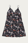 Zivame Lace N Mesh Babydoll With Thong - Black N Print — thumbnail 7