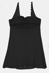Zivame Lace N Mesh Babydoll With Thong - Black — thumbnail 7