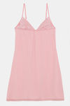 Zivame Lace N Mesh Babydoll With Thong - Powder Pink — thumbnail 6