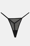 Zivame Lace N Mesh Babydoll With Thong - Black — thumbnail 7